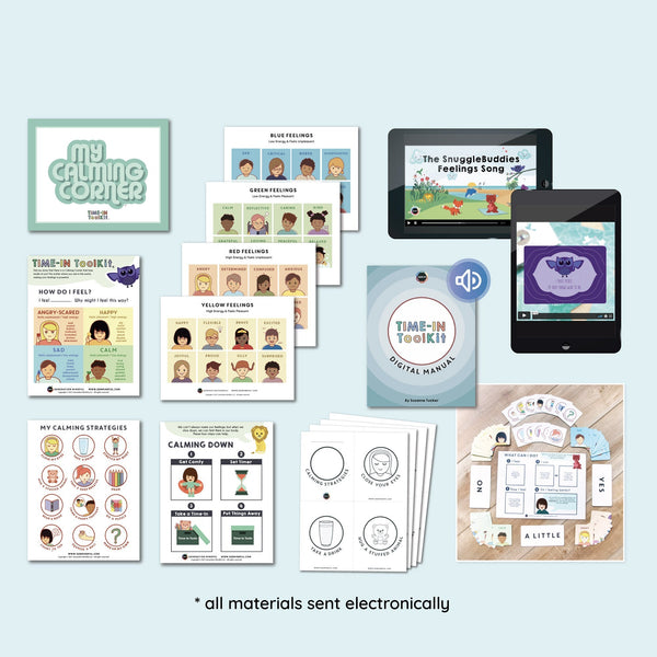 Digital Calming Corner & Time-In ToolKit Bundle ($49) - PeaceMakers Generation Mindful - Generation Mindful, Parenting Support - teach emotions parenting child therapy tool