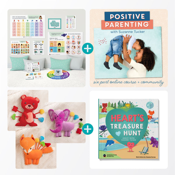 The GENM Family Bundle - PeaceMakers Generation Mindful - Generation Mindful, PLAYFUL - teach emotions parenting child therapy tool