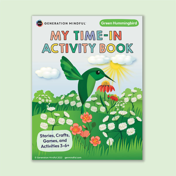 Green Hummingbird Activity Book - PeaceMakers Generation Mindful - Generation Mindful,  - teach emotions parenting child therapy tool