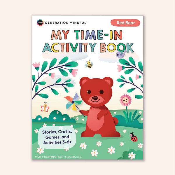 Red Bear Activity Book - PeaceMakers Generation Mindful - Generation Mindful,  - teach emotions parenting child therapy tool